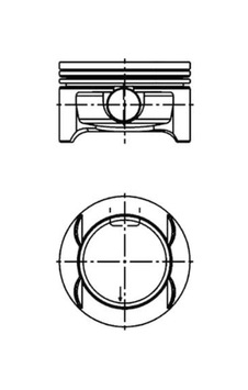 Opel Astra Z 1.4xep 2007-2009 Piston Sekman 73.40 Std 55355068 Nural Opel Astra Z 1.4xep 2007-2009 Piston Sekman 73.40 Std 55355068 Nural