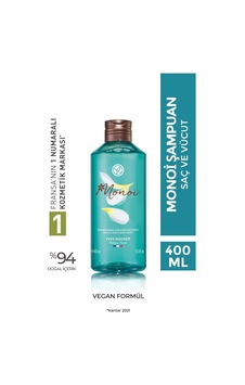 Yves Rocher Monoi Nemlendirici Saç Ve Vücut Şampuanı-monoi De Tahiti-sls,sles İçermez,vegan-400ml Yves Rocher Monoi Nemlendirici Saç Ve Vücut Şampuanı-monoi De Tahiti-sls,sles İçermez,vegan-400ml