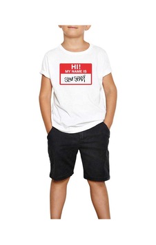 Zepplin Giyim Eminem Hi My Name İs Beyaz Çocuk Tişört Zepplin Giyim Eminem Hi My Name İs Beyaz Çocuk Tişört