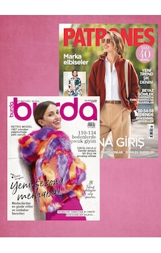 Burda Dergi + Patrones Dergi Yıllık Abonelik Burda Dergi + Patrones Dergi Yıllık Abonelik