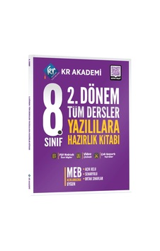 8. Sınıf 2. Dönem Tüm Dersler Yazılılara Hazırlık Kitabı Kr Akademi Yayınları 8. Sınıf 2. Dönem Tüm Dersler Yazılılara Hazırlık Kitabı Kr Akademi Yayınları