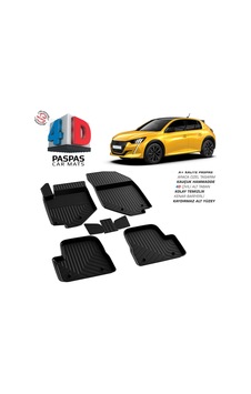 Peugeot 208 4d Araca Özel Havuzlu Kauçuk Paspas 2019 Üzeri