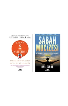 Pegasus Yayınları Sabah 5 Kulübü - Sabah Mucizesi 2 Kitap Set Robin Sharma Hal Elrod Pegasus Yayınları Sabah 5 Kulübü - Sabah Mucizesi 2 Kitap Set Robin Sharma Hal Elrod