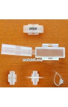 Pemsan Kablo Bağı Isimlendirme Etiketi 20X45 Mm 100 Adet