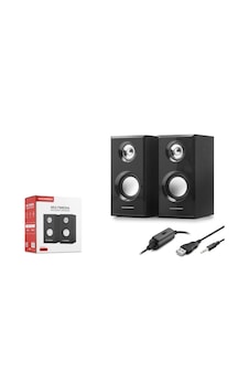 Hadron Hd6052 1+1 Kanal 2x3w Çıkışlı 3.5mm Aux Ses + Usb Güç Beslemeli Bilgisayar Hoparlörü - Siyah Hadron Hd6052 1+1 Kanal 2x3w Çıkışlı 3.5mm Aux Ses + Usb Güç Beslemeli Bilgisayar Hoparlörü - Siyah