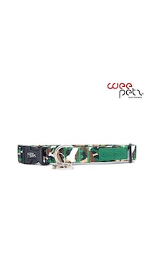 Weepetz Green Camo Collar Köpek Boyun Tasması XS Yeşil Weepetz Green Camo Collar Köpek Boyun Tasması XS Yeşil
