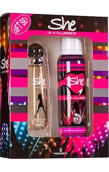 She Is A Clubber Kadın Parfüm EDT 50 ML + Deodorant 150 ML She Is A Clubber Kadın Parfüm EDT 50 ML + Deodorant 150 ML