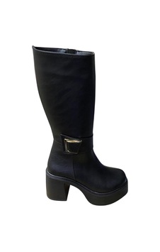 Miçe Shoes Kadın Platfrom Çizme Siyah Tokalı - 796657832 Siyah Tokalı Miçe Shoes Kadın Platfrom Çizme Siyah Tokalı - 796657832 Siyah Tokalı