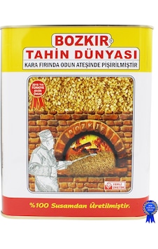 Bozkır Tahin Dünyası Kepekli Tahin Teneke 4600 G Bozkır Tahin Dünyası Kepekli Tahin Teneke 4600 G