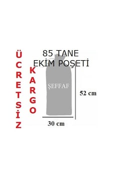 Mantar Kompostu Ekim Poşeti 85 Adet Ve