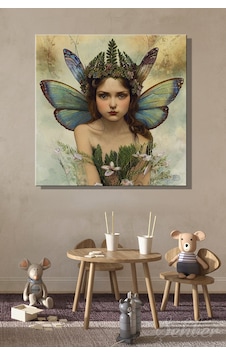 "fairy Princess" Dekoratif Bir Deküpe Kağıdı Tasarımı Kare Kanvas Tablo 4802 Çok Renkli "fairy Princess" Dekoratif Bir Deküpe Kağıdı Tasarımı Kare Kanvas Tablo 4802 Çok Renkli