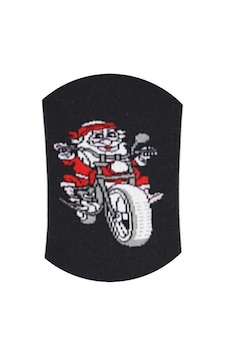 Dode Flora Club Erkek Pamuk Merry Christmas Motosikletli Noel Baba Desenli Yılbaşı Çorabı Siyah Dode Flora Club Erkek Pamuk Merry Christmas Motosikletli Noel Baba Desenli Yılbaşı Çorabı Siyah