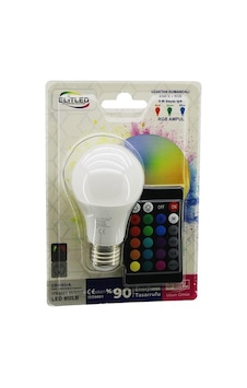 Elitled El-01-y Led Ampul 9w 60w 6500k 800 Lümen Rgb 16-renkli 25.000 Saat Ömür E27 Kumandalı Diğer Elitled El-01-y Led Ampul 9w 60w 6500k 800 Lümen Rgb 16-renkli 25.000 Saat Ömür E27 Kumandalı Diğer