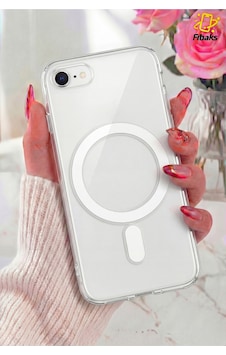 Fibaks iPhone 7/8/se Uyumlu Kılıf Magsafe Wireless Kablosuz Şarj Destekli Sert Şeffaf Darbe Emici Fibaks iPhone 7/8/se Uyumlu Kılıf Magsafe Wireless Kablosuz Şarj Destekli Sert Şeffaf Darbe Emici