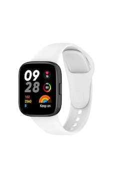 Xiaomi Redmi Watch 3 Uyumlu Krd-81 Uyumlu Omsy Kordon-beyaz Xiaomi Redmi Watch 3 Uyumlu Krd-81 Uyumlu Omsy Kordon-beyaz