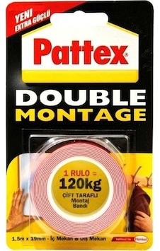 Henkel Pattex Henkel Pattex Double Montage 120 kg Montaj Banti 19 Henkel Pattex Henkel Pattex Double Montage 120 kg Montaj Banti 19