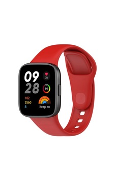 Ugr02 Xiaomi Redmi Watch 3 Klasik Kordon - Kırmızı Ugr02 Xiaomi Redmi Watch 3 Klasik Kordon - Kırmızı