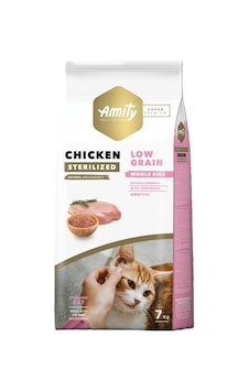 Amity Super Premium Tavuklu Düşük Tahıllı Kısırlaştırılmış Yetişkin Kedi Maması 7 Kg Amity Super Premium Tavuklu Düşük Tahıllı Kısırlaştırılmış Yetişkin Kedi Maması 7 Kg