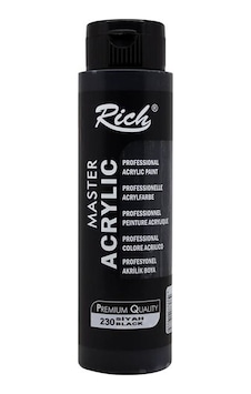 Rich Master Akrilik Boya 500Ml 230 Siyah Rich Master Akrilik Boya 500Ml 230 Siyah