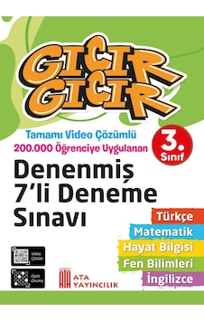 3. Sınıf Gıcır Gıcır Tüm Dersler Denenmiş 7'li Deneme Sınavı 3. Sınıf Gıcır Gıcır Tüm Dersler Denenmiş 7'li Deneme Sınavı