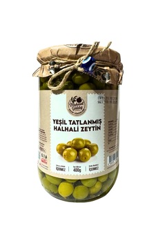 Yeşil Tatlanmış Halhalı Zeytin 400g Yeşil Tatlanmış Halhalı Zeytin 400g