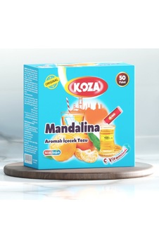 Koza Tek İçimlik Mandalina Aromalı Toz İçecek 50'li Koza Tek İçimlik Mandalina Aromalı Toz İçecek 50'li