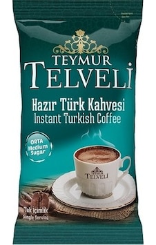 Teymur Telveli Orta Hazır Türk Kahvesi 50 x 10 G Teymur Telveli Orta Hazır Türk Kahvesi 50 x 10 G