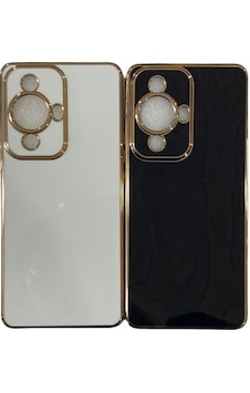 Huawei Uyumlu Nova 11 Pro Parlak Kenarlı Laser Silikon Kılıf Huawei Uyumlu Nova 11 Pro Parlak Kenarlı Laser Silikon Kılıf