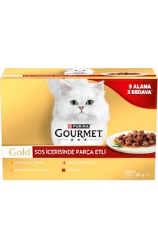 Gourmet Gold Soslu Parça Etli Karışık Çeşitli Yetişkin Kedi Konservesi 85 Gr 12 Al 9 Öde X 2 Adet Gourmet Gold Soslu Parça Etli Karışık Çeşitli Yetişkin Kedi Konservesi 85 Gr 12 Al 9 Öde X 2 Adet