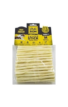Delibon Deri Burgu Çubuk Orta Boy 100'lü Paket Beyaz Delibon Deri Burgu Çubuk Orta Boy 100'lü Paket Beyaz