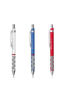 Rotring Tikky Versatil Kalem 0.7 MM 3'lü Beyaz + Mavi + Kırmızı