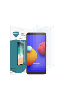 Microsonic Samsung Galaxy Uyumlu A01 Core Screen Protector Nano Glass Cam Ekran Koruyucu 3'lü Paket