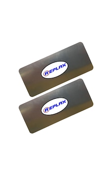 Rötuş Çeliği 4cmx9cm. Paslanmaz 2 Adet