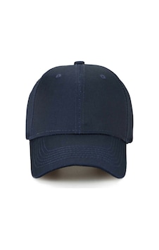 Nacar Store Yazlık Düz Renk Hafif Beyzbol Şapka Lacivert