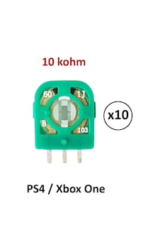 10 Adet Ps4 Xbox One 10k Mikro Direnç Potans Switch Yeşil 10 Adet Ps4 Xbox One 10k Mikro Direnç Potans Switch Yeşil