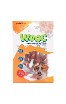 Wooc Kuzu Eti Sargılı Kalsiyumlu Kemik Köpek Ödül Maması 80gr Wooc Kuzu Eti Sargılı Kalsiyumlu Kemik Köpek Ödül Maması 80gr
