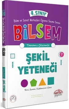 4. Sınıf Bilsem Hazırlık Şekil Yeteneği Editör Yayınları 4. Sınıf Bilsem Hazırlık Şekil Yeteneği Editör Yayınları