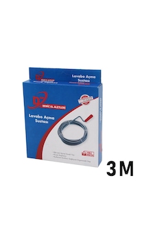 Deniz El Aletleri 3m Susta Spiral Esnek Yay Lavabo & Gider Boru Açar