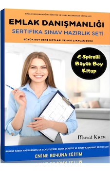 Emlak Danışmanlığı Sertifika Sınav Hazırlık Seti 2 Büyük Boy Kit Emlak Danışmanlığı Sertifika Sınav Hazırlık Seti 2 Büyük Boy Kit