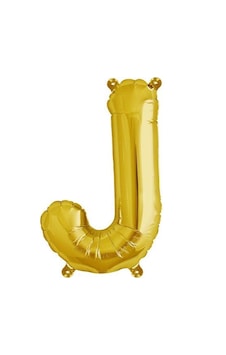 34 İnç J Gold Renk Harf Folyo Balon 34 İnç J Gold Renk Harf Folyo Balon