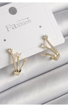 Pirinç Gold Renk Zirkon Taşlı Kadın Küpe Elk-bjtıeg Çok Renkli 28848326 Pirinç Gold Renk Zirkon Taşlı Kadın Küpe Elk-bjtıeg Çok Renkli 28848326