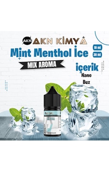 Akn Kimya Mint Menthol İce Mix Aroma Nane Buz Gıda Aroması 10 Ml