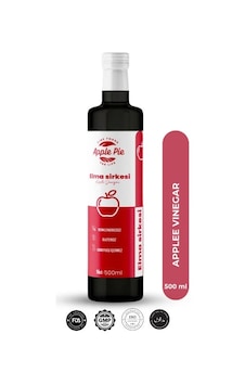 Applepiefoods Elma Sirkesi Net 500 Ml , Doğal Fermantasyon , Apple Cider Vinegar Applepiefoods Elma Sirkesi Net 500 Ml , Doğal Fermantasyon , Apple Cider Vinegar
