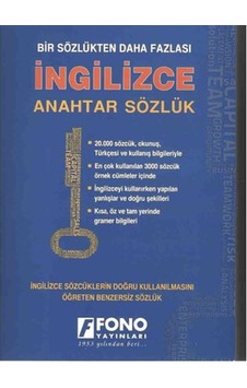 İngilizce Anahtar Sözlük- Fono Yayınları İngilizce Anahtar Sözlük- Fono Yayınları