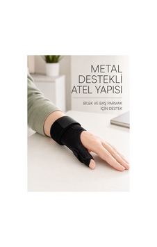De Quervain El Bilekliği Başparmak Ve Bilek Destekli Metal Atel - Çok Renkli De Quervain El Bilekliği Başparmak Ve Bilek Destekli Metal Atel - Çok Renkli