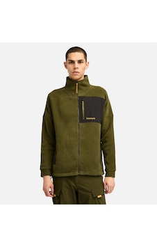 Timberland Polartec Mıx Medıa Full Zıp Fleece Erkek Ceket Tb0a6y563021 Yeşil