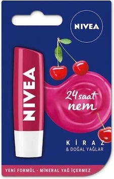 Nivea Lip Stick Kiraz 24 Saat Nemlendiren Dudak Kremi Nivea Lip Stick Kiraz 24 Saat Nemlendiren Dudak Kremi
