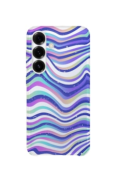 Samsung Galaxy S25 Uyumlu Baskılı Şeffaf Telefon Kılıfı Koleksiyon: Colorwave Flux 5 Samsung Galaxy S25 Uyumlu Baskılı Şeffaf Telefon Kılıfı Koleksiyon: Colorwave Flux 5