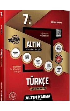 Altın Karma 7. Sınıf Türkçe Soru Bankası Etkinlikli Kazanım Altın Karma Yayınları Altın Karma 7. Sınıf Türkçe Soru Bankası Etkinlikli Kazanım Altın Karma Yayınları