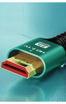 8k Hdmı Kablosu 2.1 Ultra Yüksek Hızlı Hdtv Kablosu Yüksek Çözünürlük Destekli Hdmı Kablosu 3mt